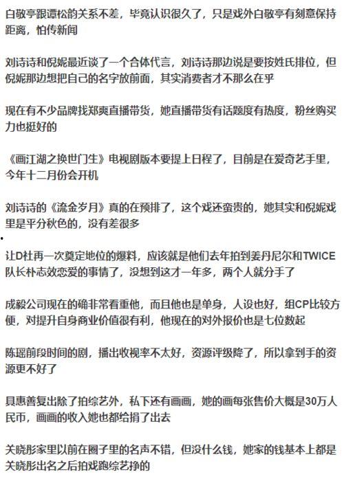 娱乐圈爆料文格式,当红明星背后的惊人真相！  第3张